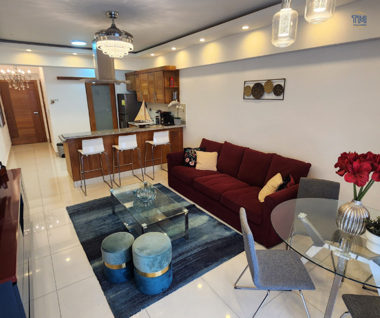 Apartamento en alquiler amueblado en la Urbanización Fernández