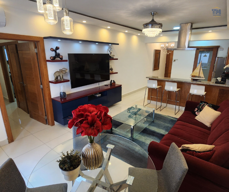 Apartamento en alquiler amueblado en la Urbanización Fernández