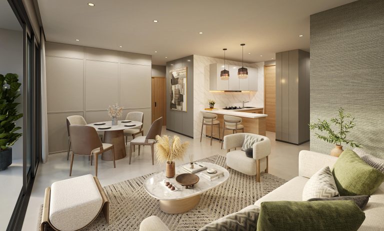 Apartamentos en venta de 1 y 2 habitaciones en la Avenida Núñez de Cáceres