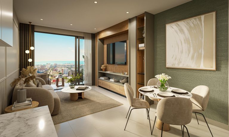 Apartamentos en venta de 1 y 2 habitaciones en la Avenida Núñez de Cáceres